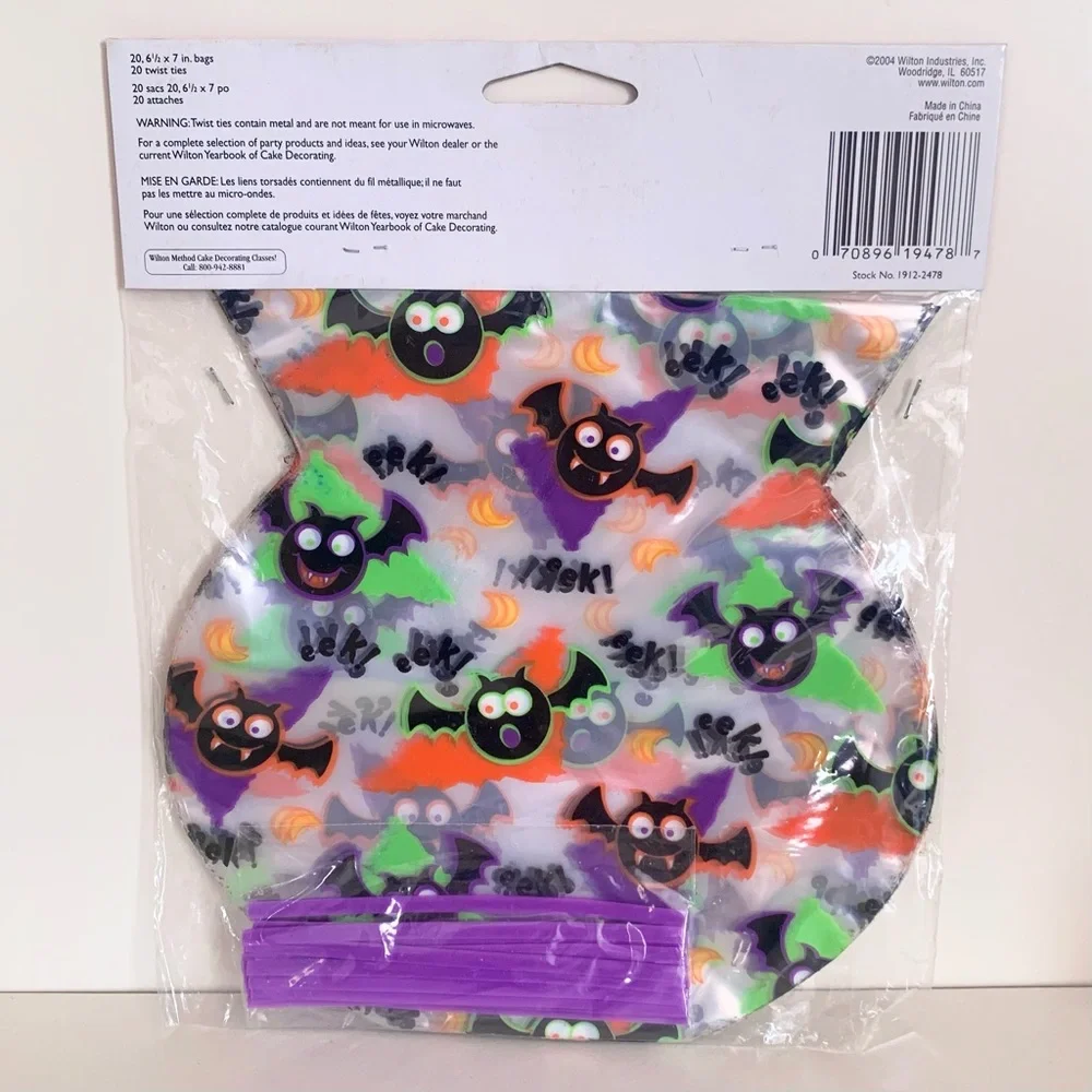 Y2k Halloween nostalgia bat goodie bags 20 pack